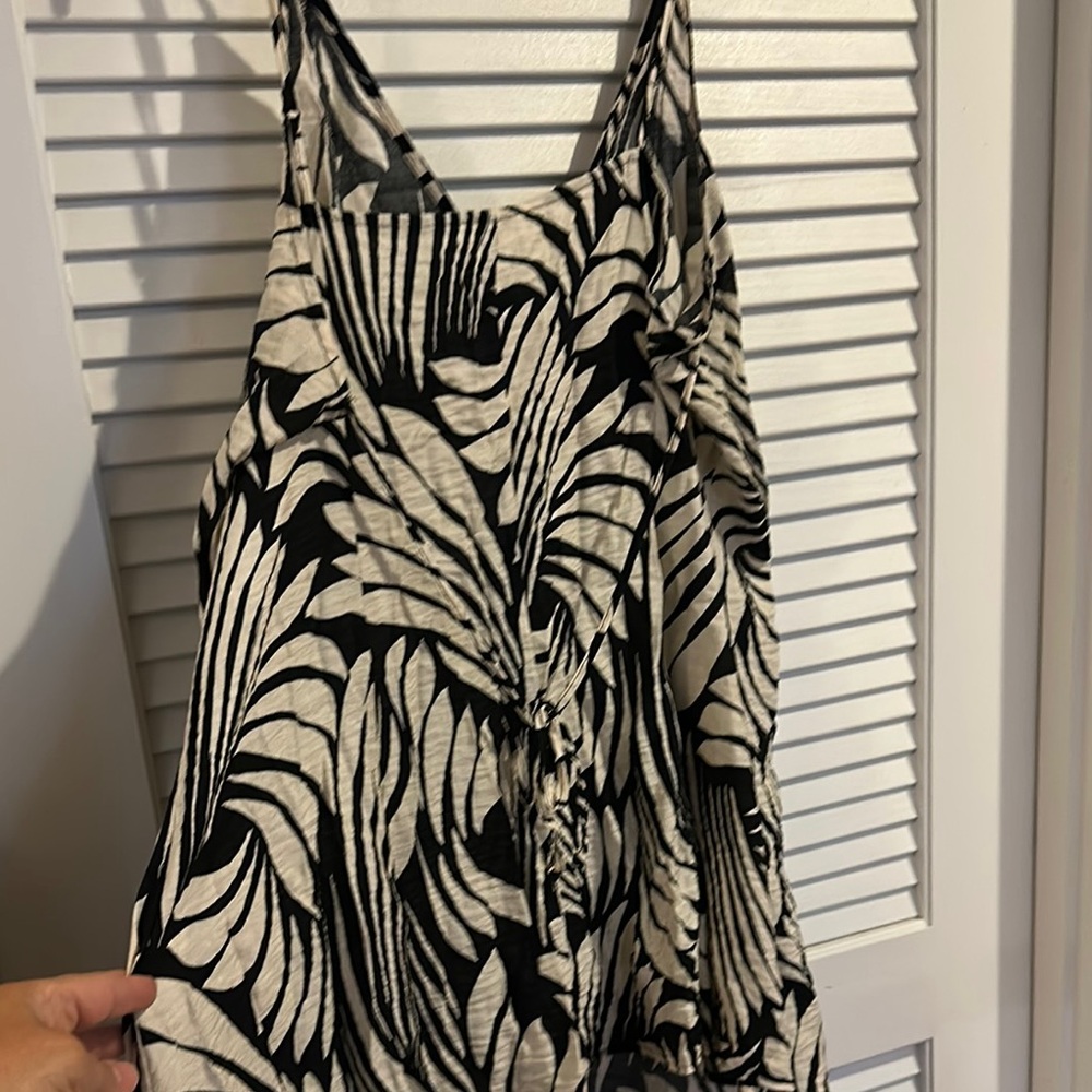 H&M Black and Cream Mini Dress - Picture 4 of 8